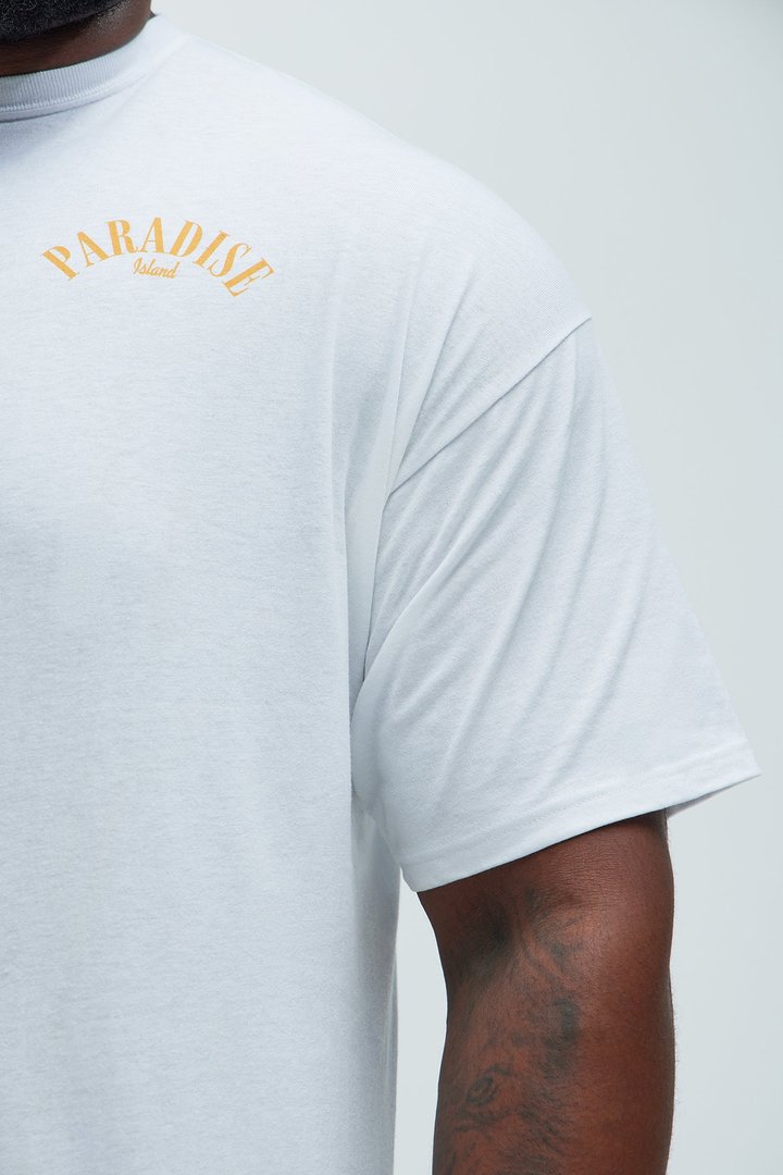 Paradise Island Short Sleeve Tee - White