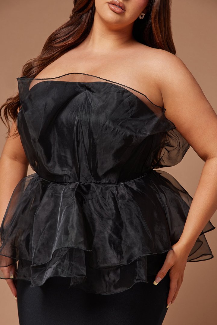 Mara Bandage Gown - Black