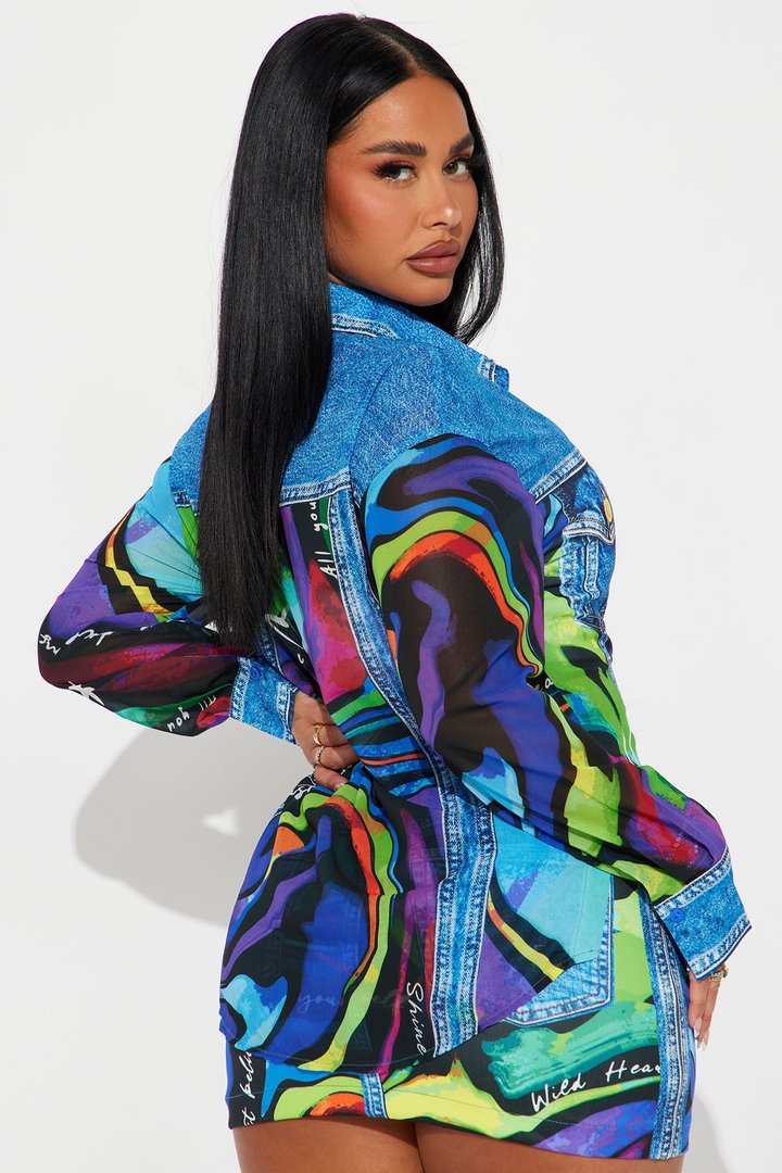 Colorful Journey Skirt Set - Multi Color