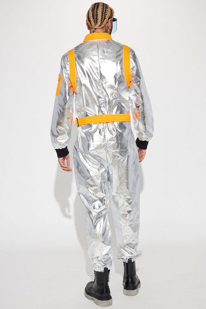 Spaceman 3 Piece Costume Set - Silver