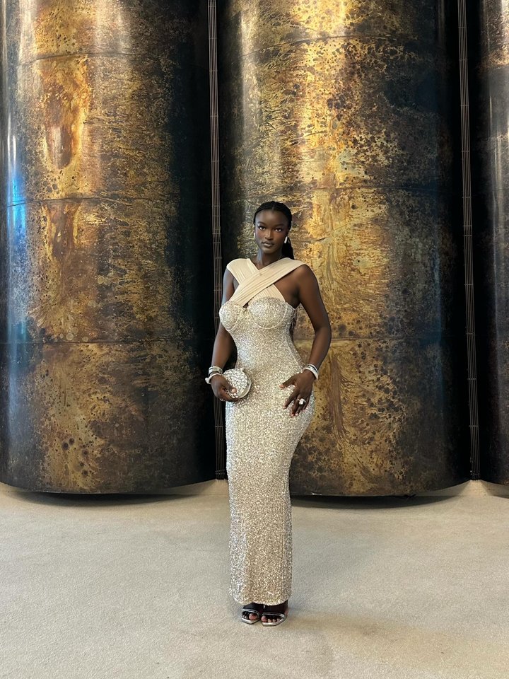 Callie Sequin Gown - Gold