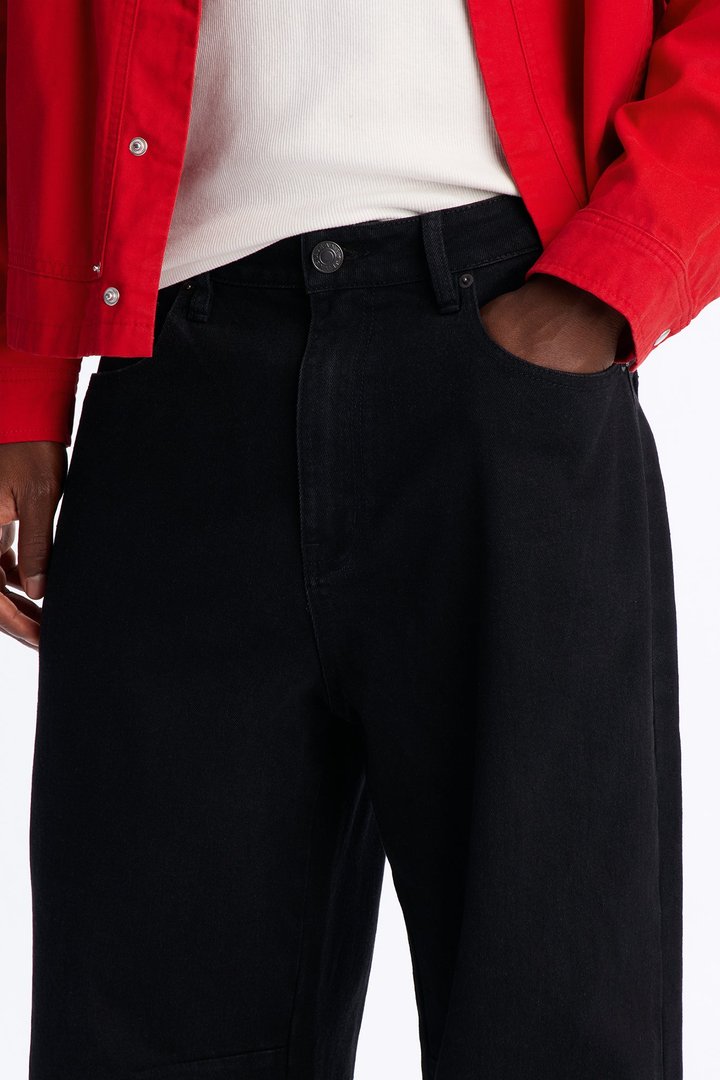 Kylan Classic Baggy Jeans - Black
