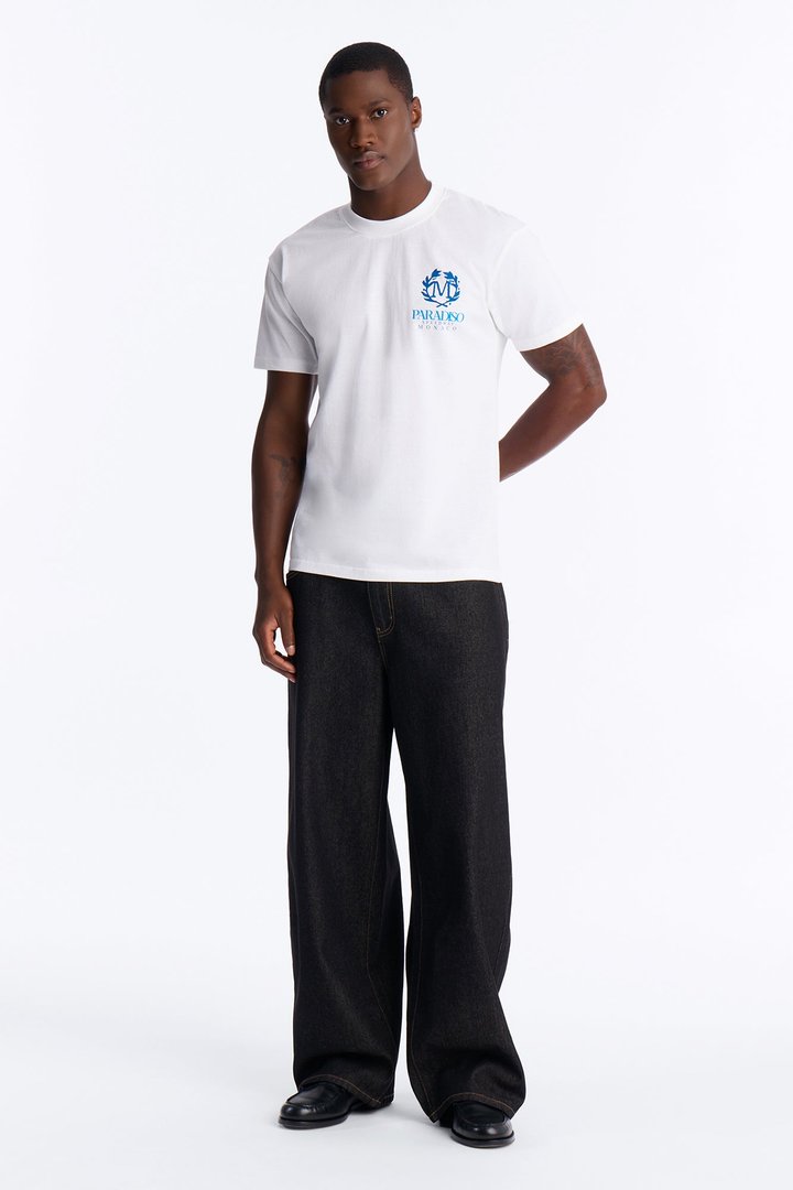 Paradiso Monaco Oversized Short Sleeve Tee - White