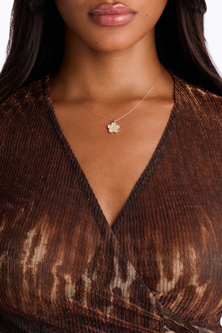 Perfect One Clover Necklace - Gold