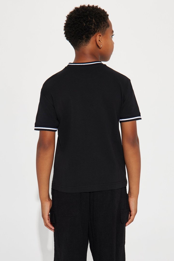 Mini Jaxon Short Sleeve Tee - Black