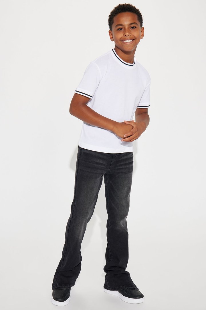 Mini Jaxon Short Sleeve Tee - White