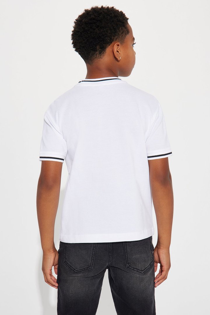 Mini Jaxon Short Sleeve Tee - White