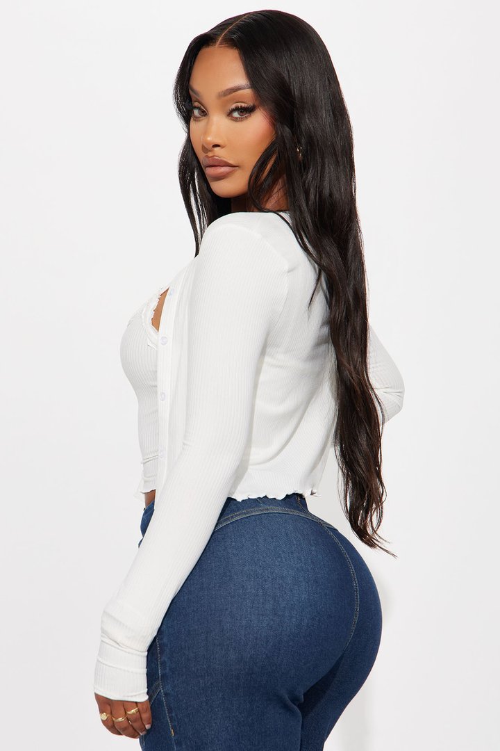 Gracie 2PC Cardigan And Tank Top - Ivory