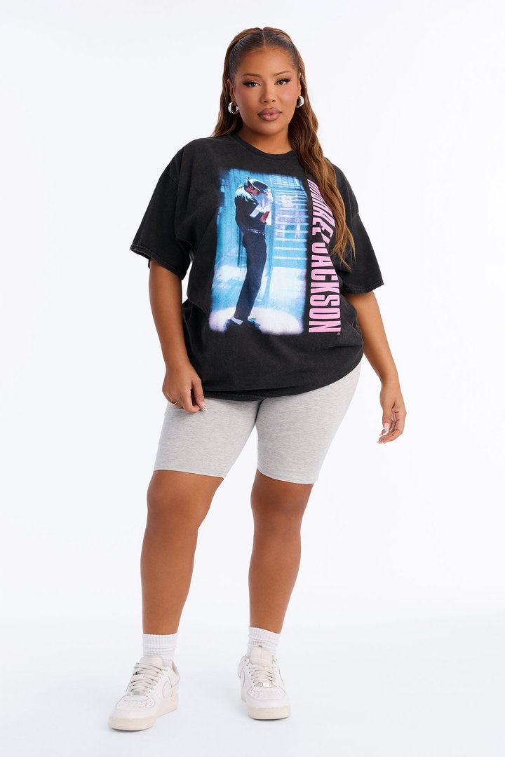 Michael Jackson Moonlight Tee - Black