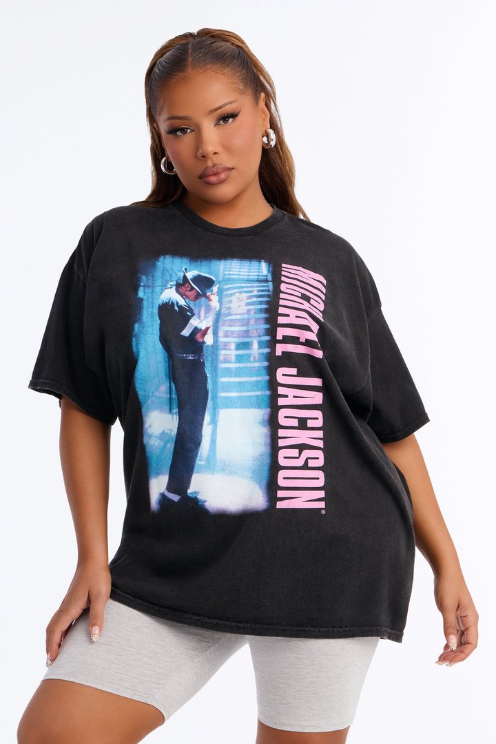Michael Jackson Moonlight Tee - Black