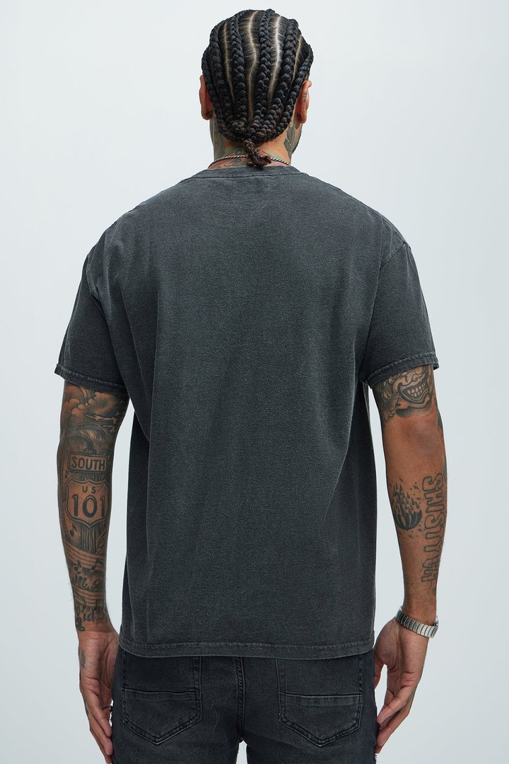 Boyz N The Hood South Central LA Oversized Short Sleeve Tee - Black
