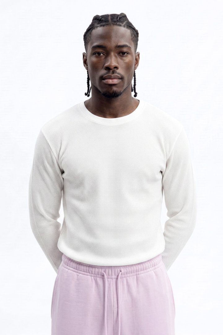 Soft Touch Washed Interlock Straight Leg Sweatpant - Purple
