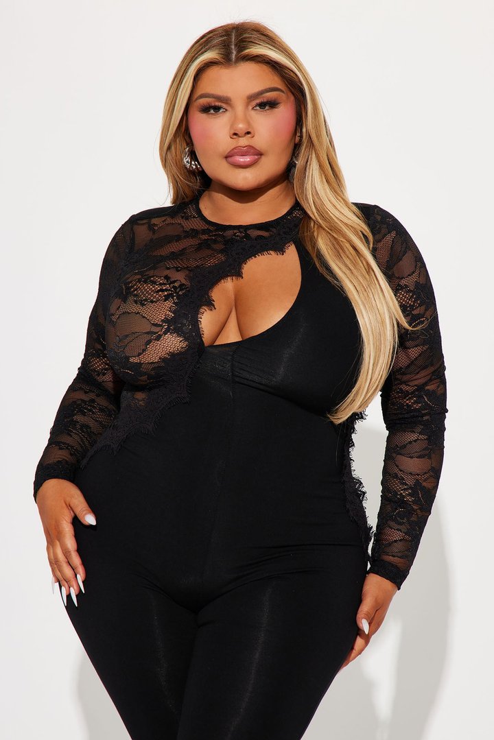 I Am Forever Yours Jumpsuit - Black