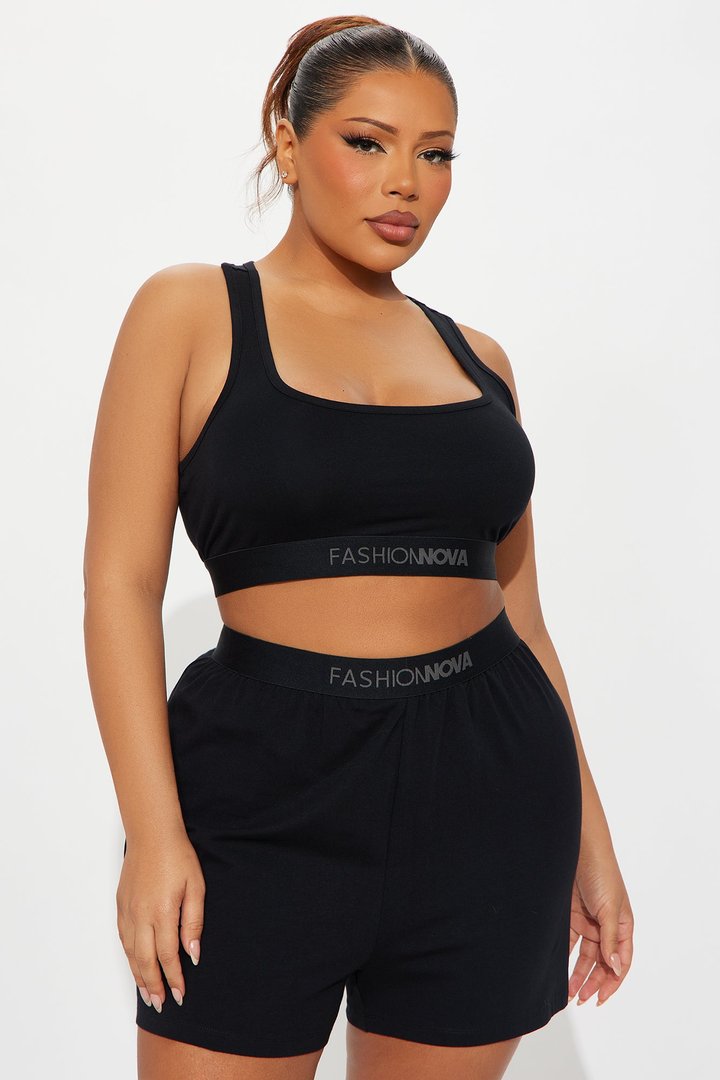 FN Mood Loose Cotton Boxer - Black