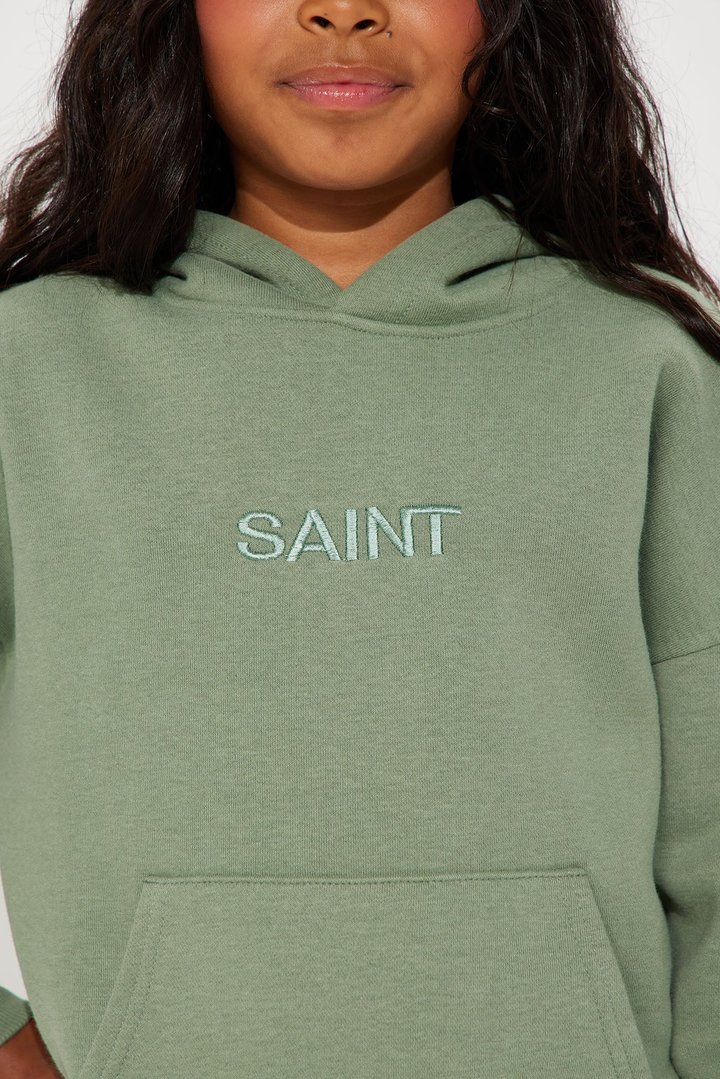 Mini Saint Sweatpant Set - Sage