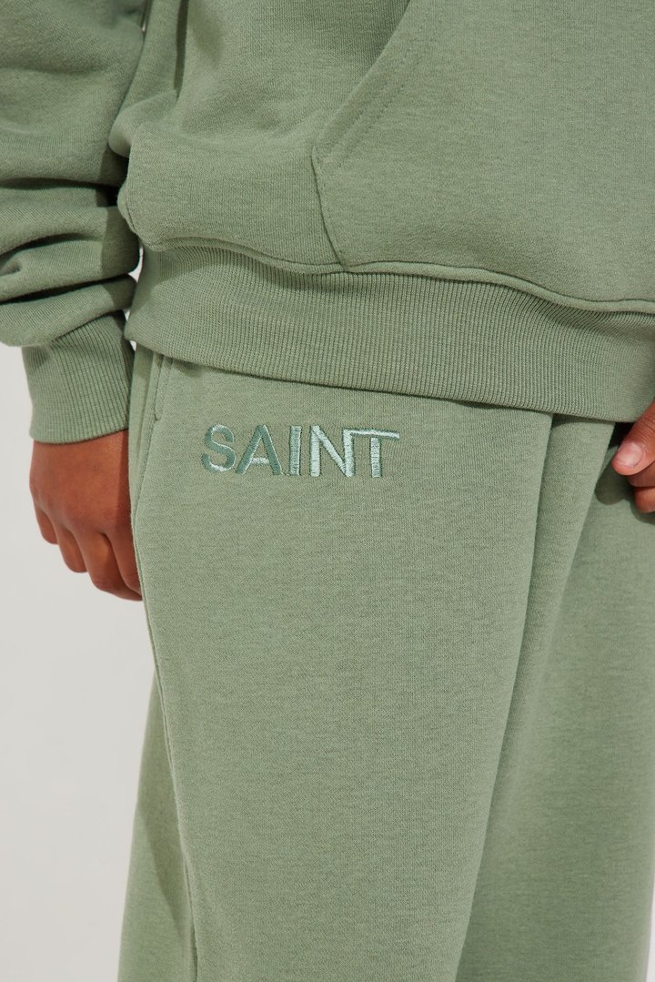 Mini Saint Sweatpant Set - Sage
