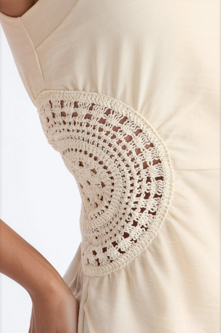 Seaside Linen Romper - Cream