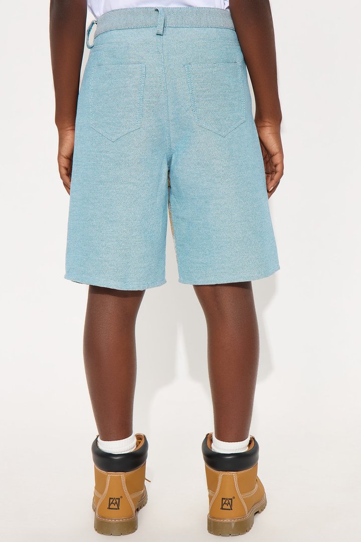 Mini Baggy Angels Tapestry Short - Blue/combo