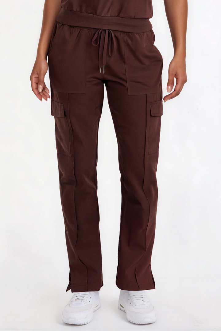 Pretty In Practice Scrub Pant - Chocolate