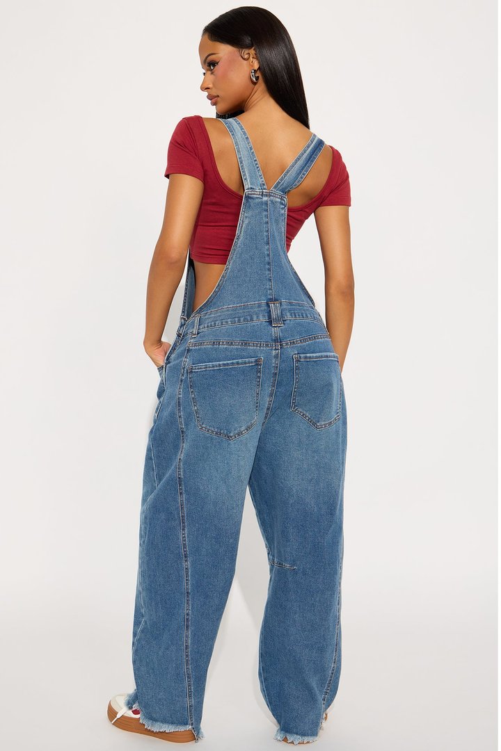 Southern CharmerS Denim Overalls - Dark Wash