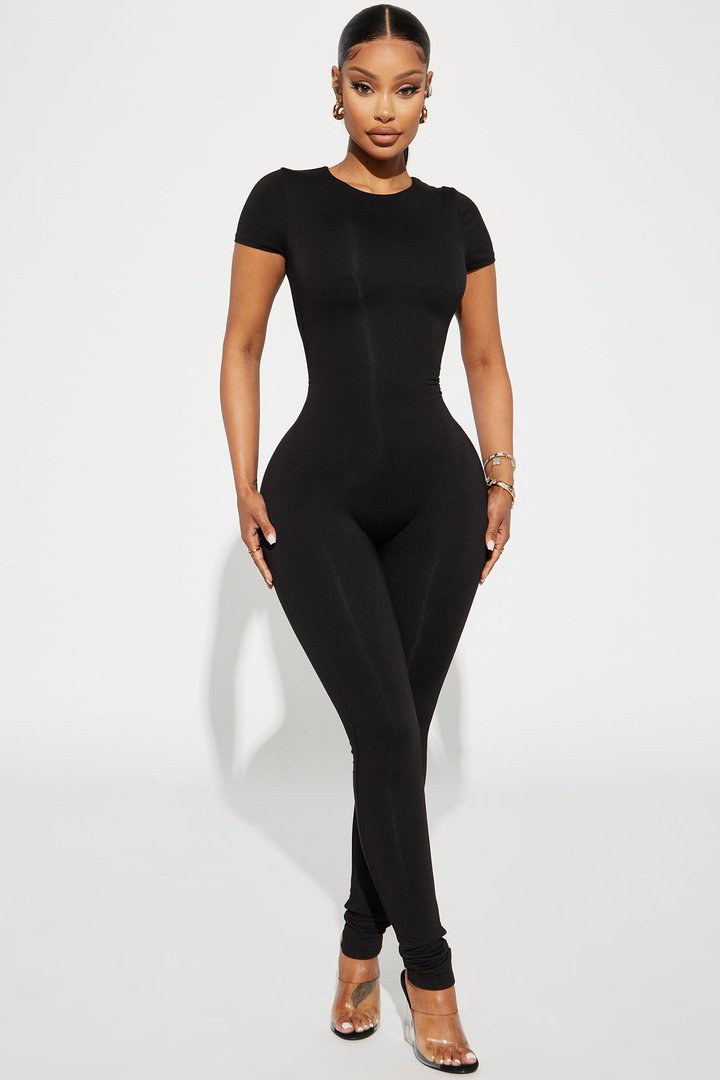 Bree Butter Snatched Jumpsuit - Black