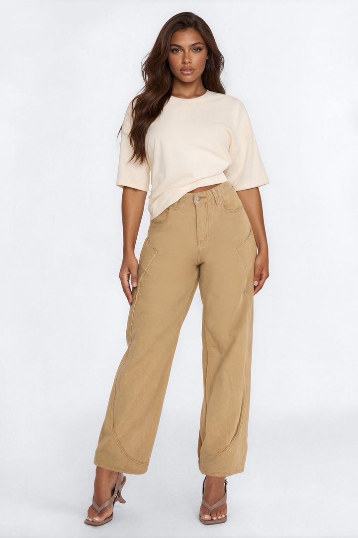 Jade Oversized Short Sleeve T-Shirt - White