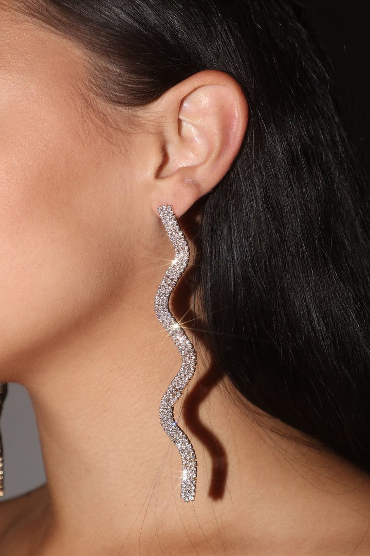 After Party Vibes Earrings - Gold