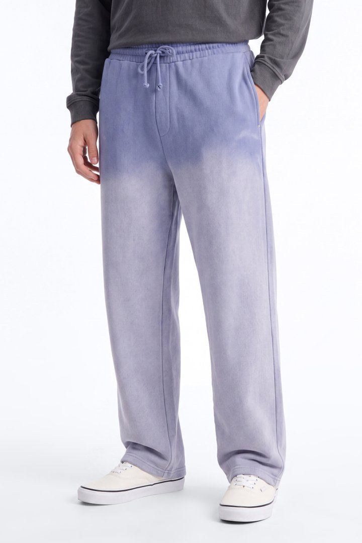 Kane Vintage Studded Baggy Sweatpant - Washed Blue