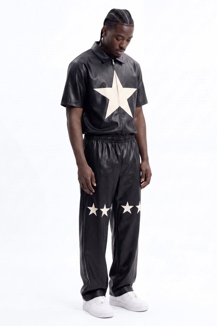 Star Quality Straight Leg Pant - Black/combo