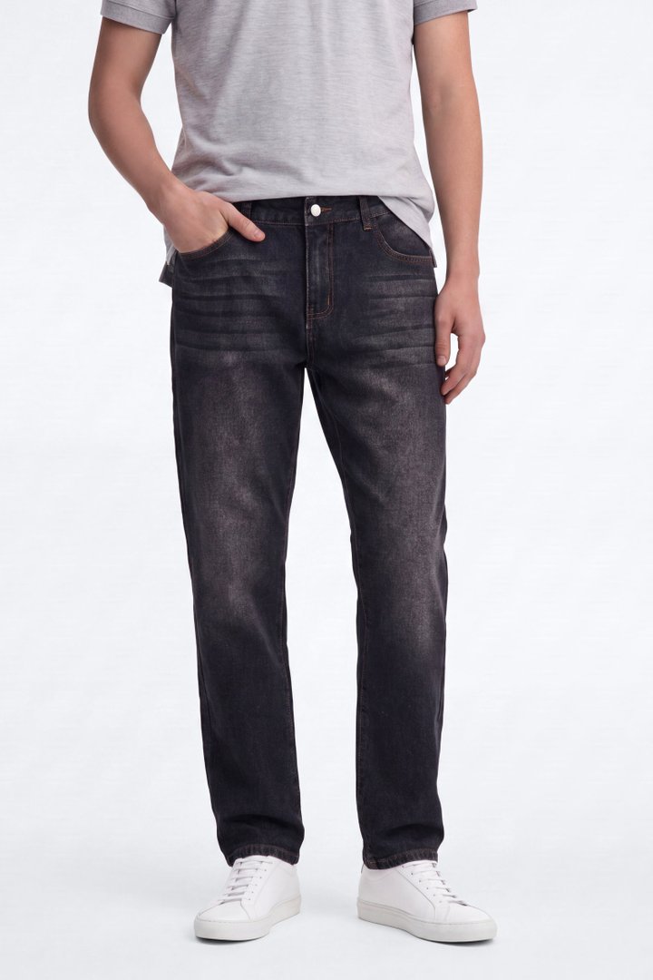 Gotham Night Straight Leg Jean - Black Wash