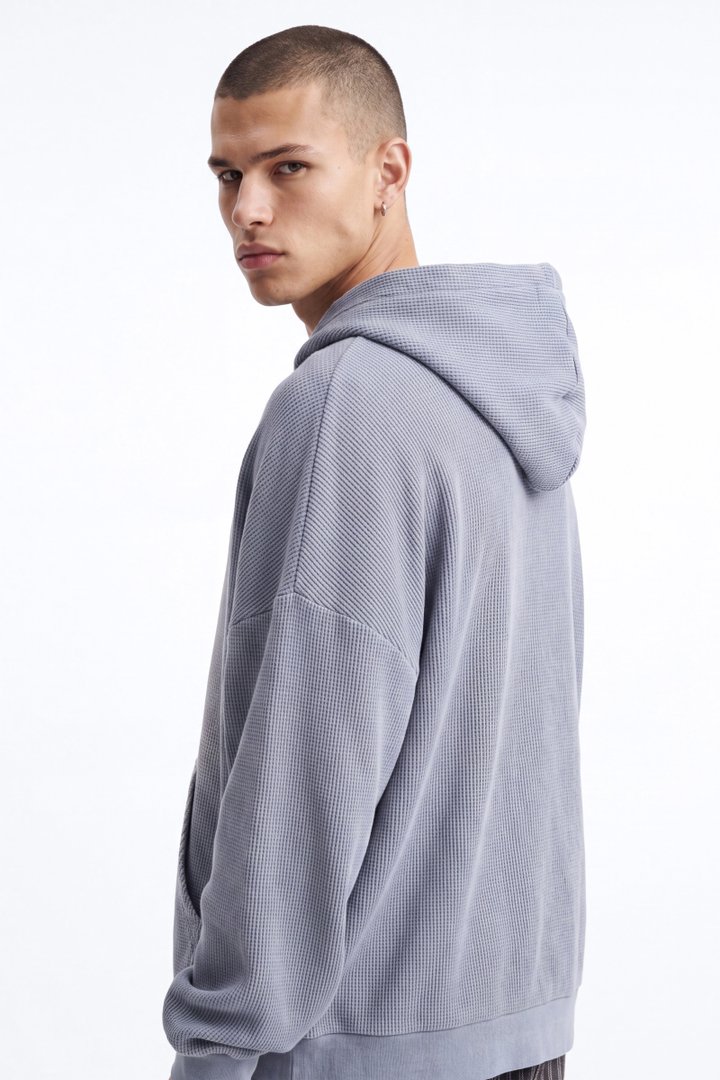 Modern Wash Zip Up Hoodie - Grey