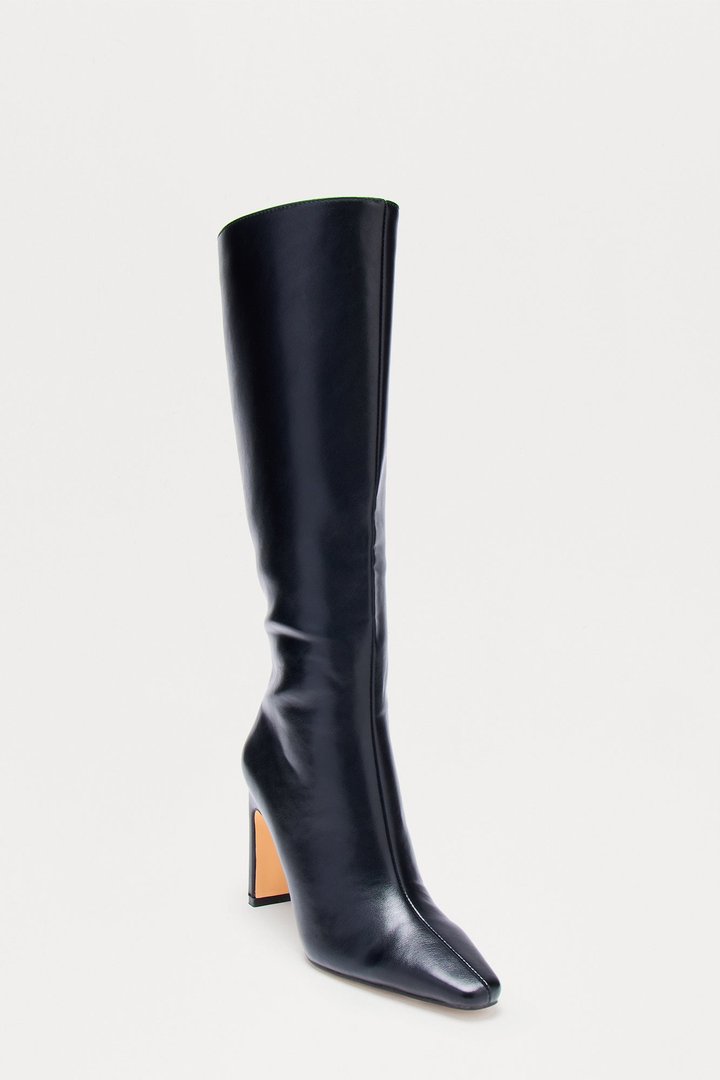 Bynes Knee High Boots - Black