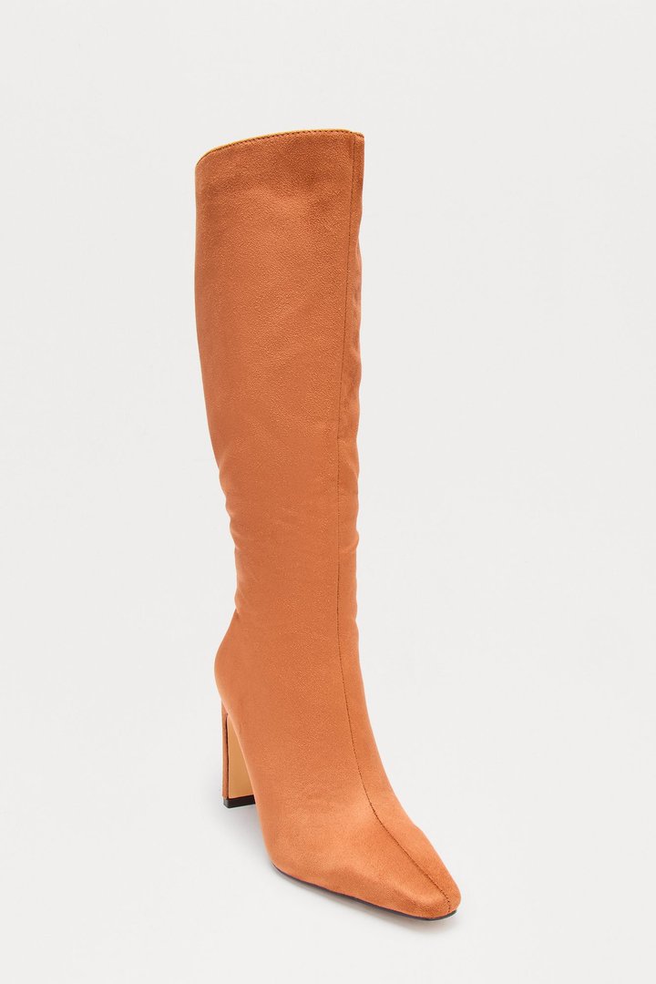 Bynes Knee High Boots - Camel
