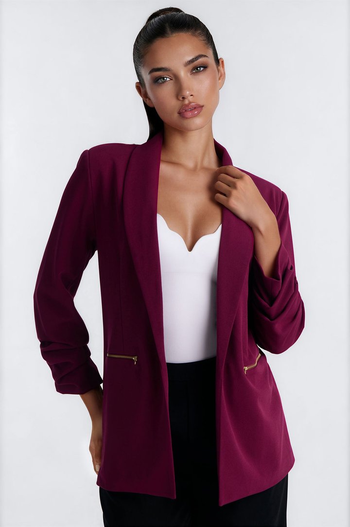 Bethany Blazer - Burgundy