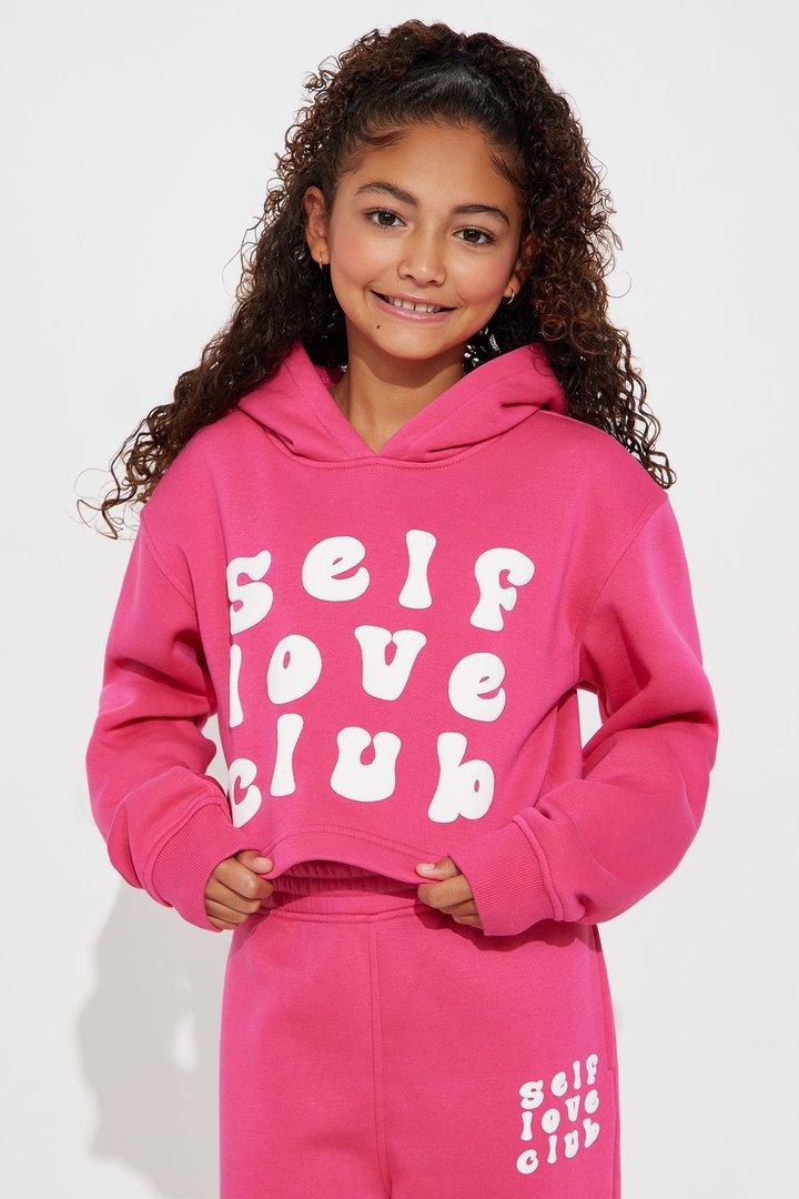 Mini Self Love Club Jogger Set - Pink
