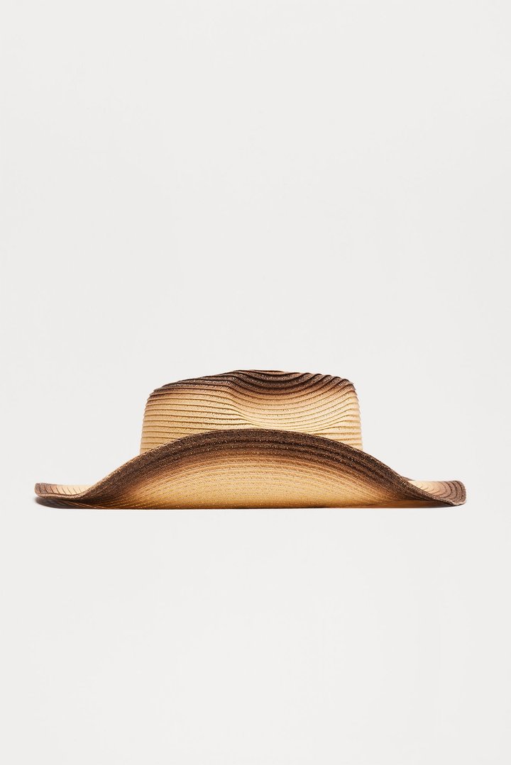 Paradise Playa Cowboy Hat - Beige/Brown