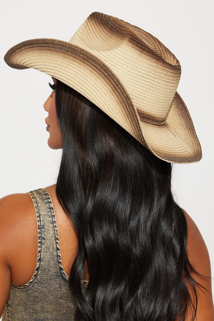 Paradise Playa Cowboy Hat - Beige/Brown
