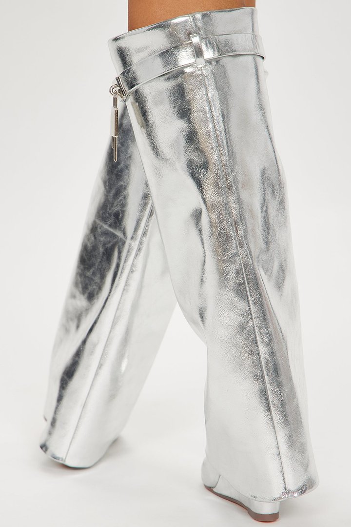 Big City Dreams Boots - Silver