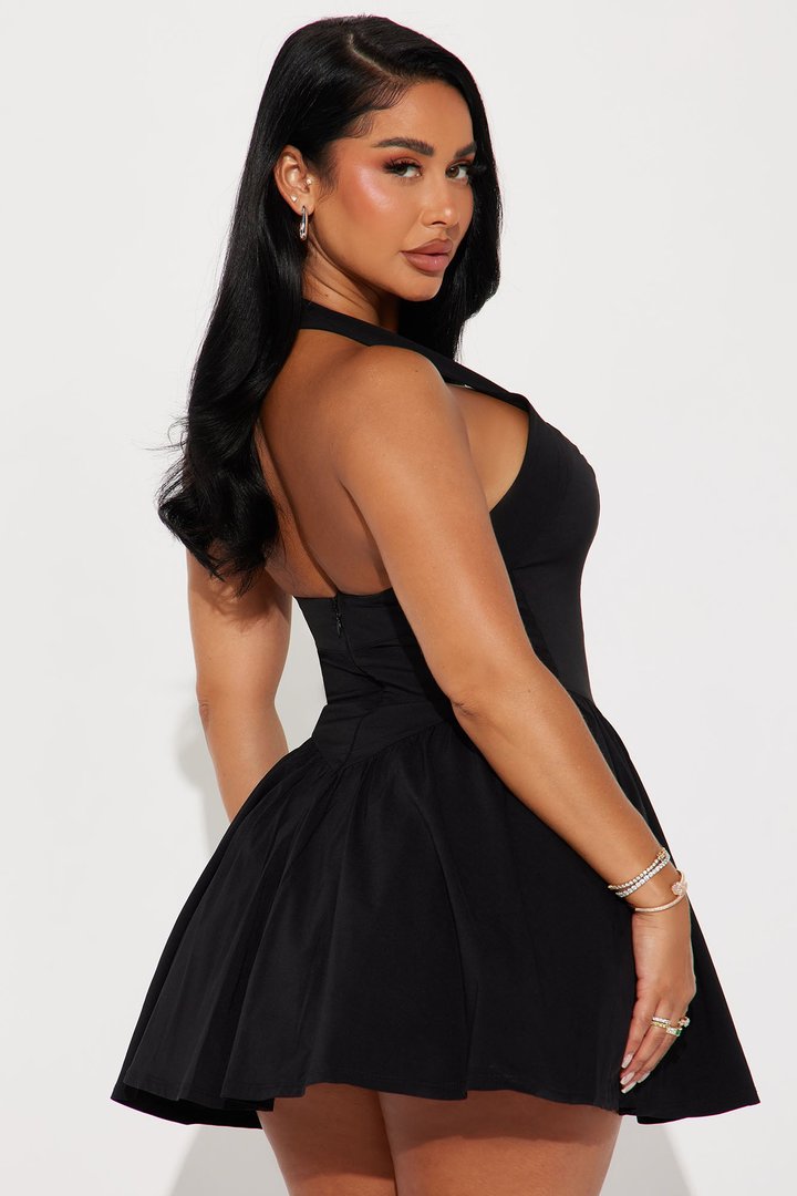 Noble Mini Dress - Black