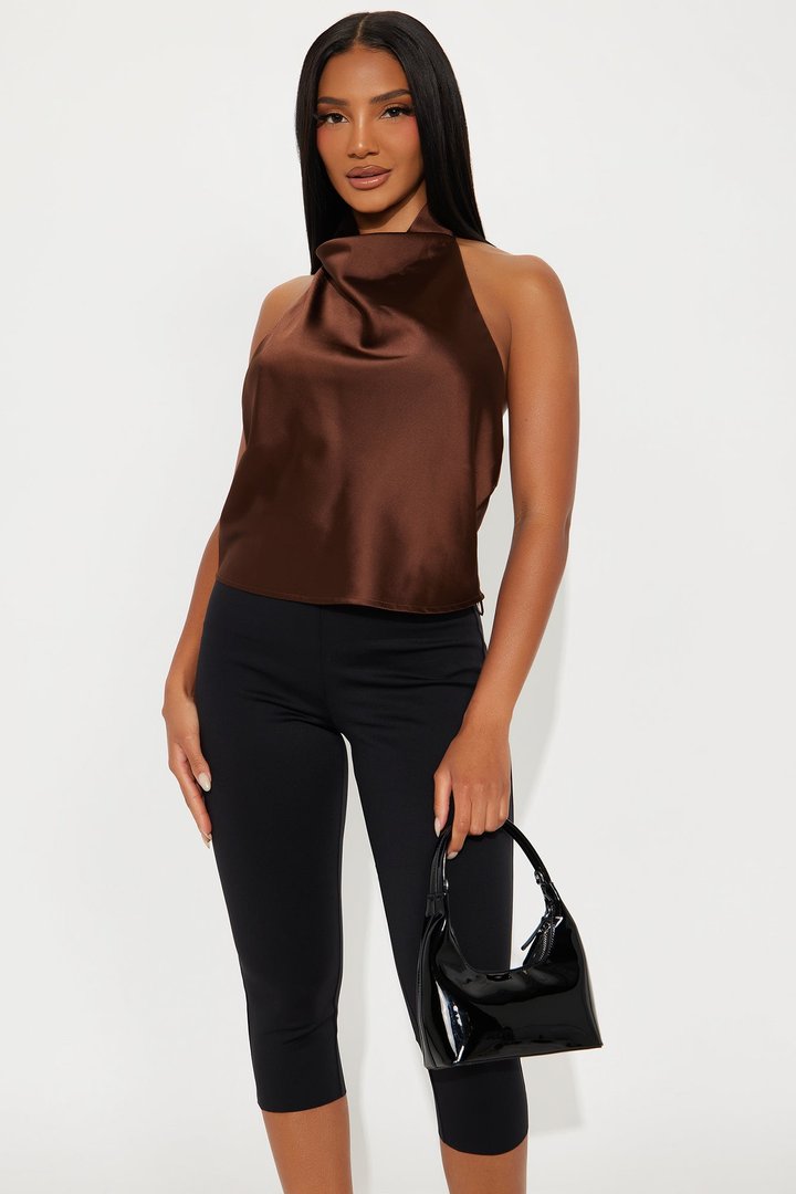 Places To Be Faux Patent Leather Shoulder Bag - Black
