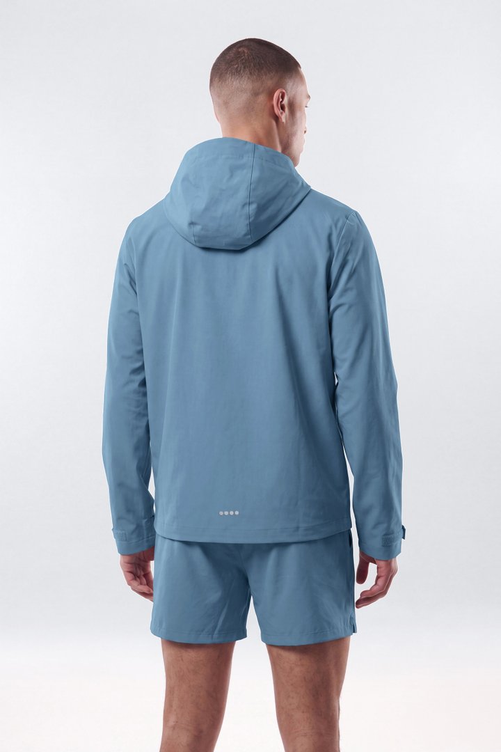 ActiveNylon™ Full Zip Hooded Jacket - Soft Indigo