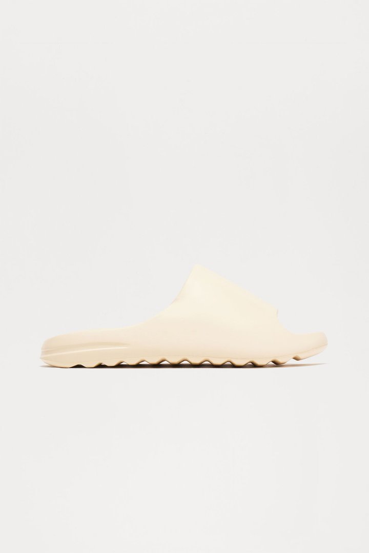 Day To Day Slip On Slides - Cream
