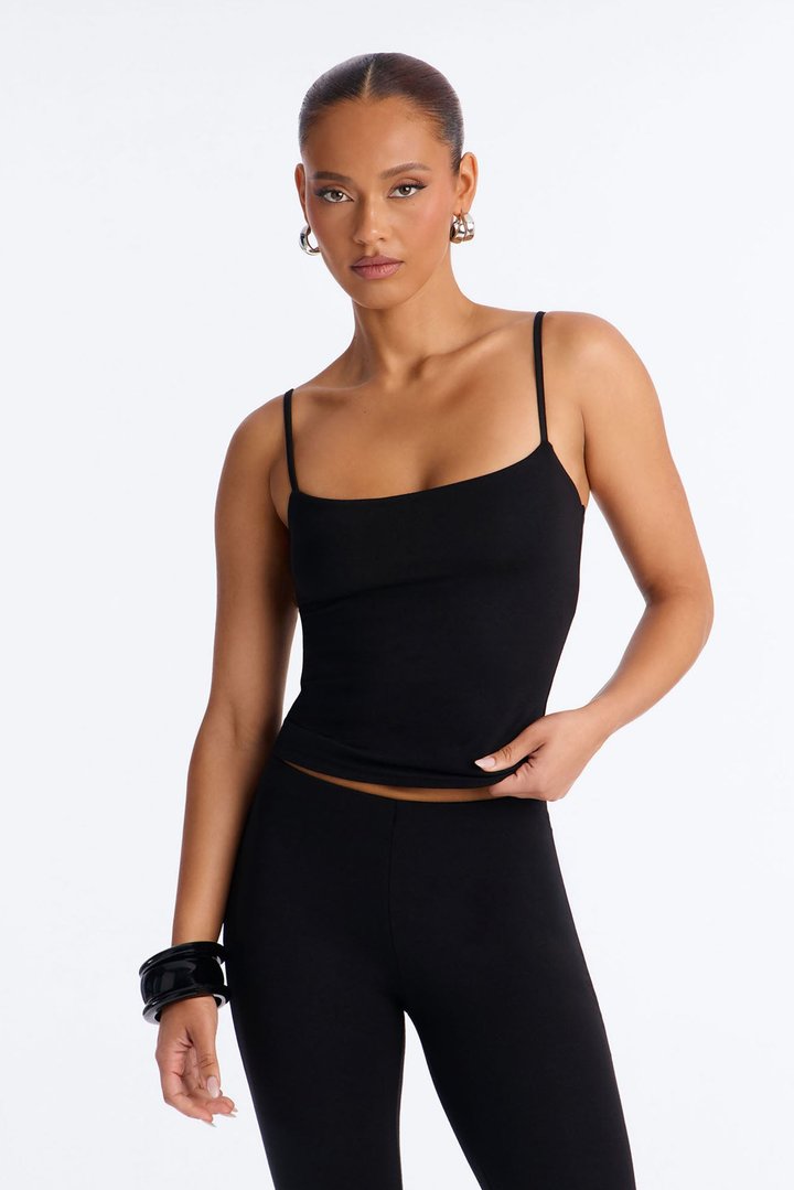 Kendall Premium Modal Tank Top - Black