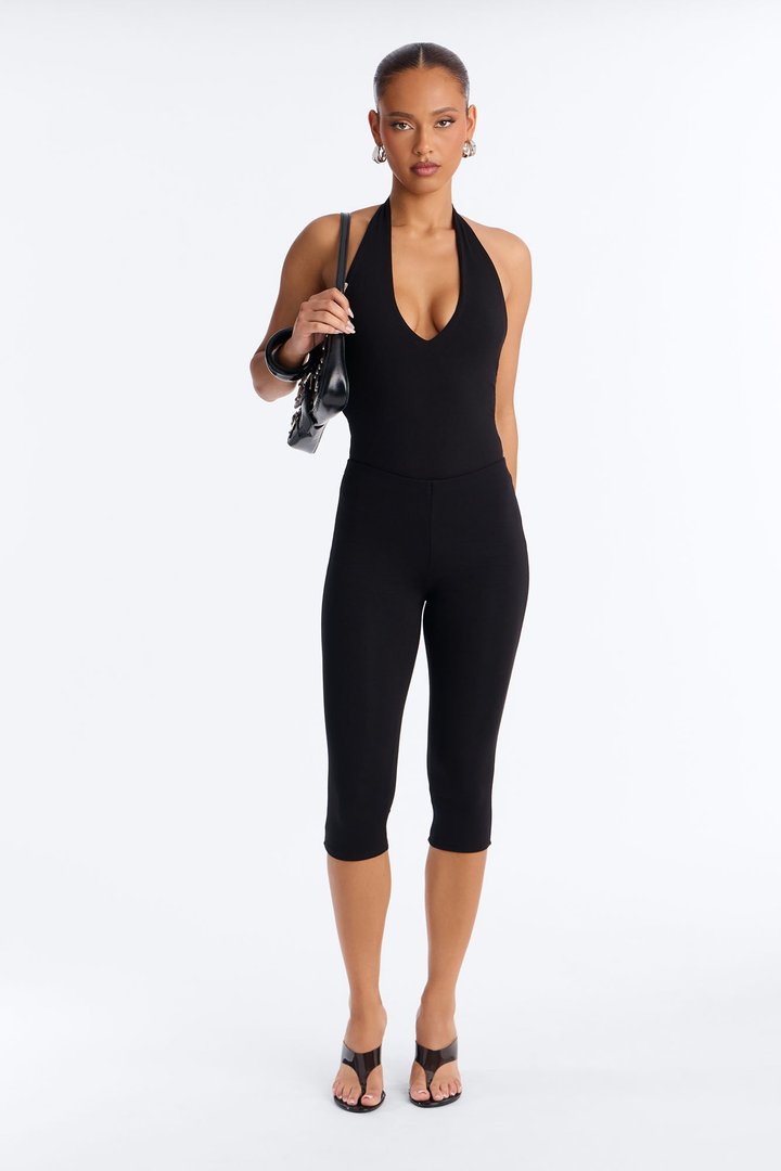 Sasha Premium Modal Bodysuit - Black