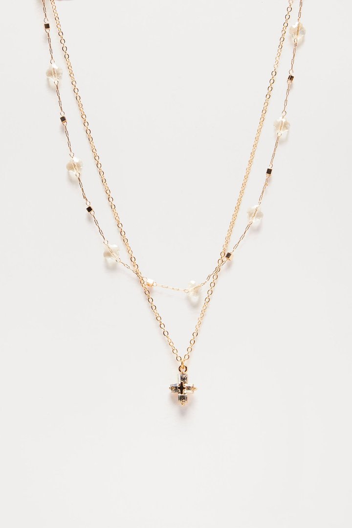 Delicate Beauty Necklace - Gold