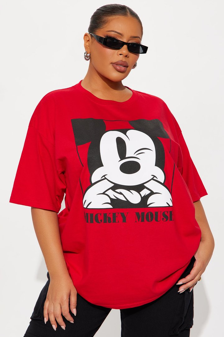Magic Kingdom Mickey Mouse Tee - Red