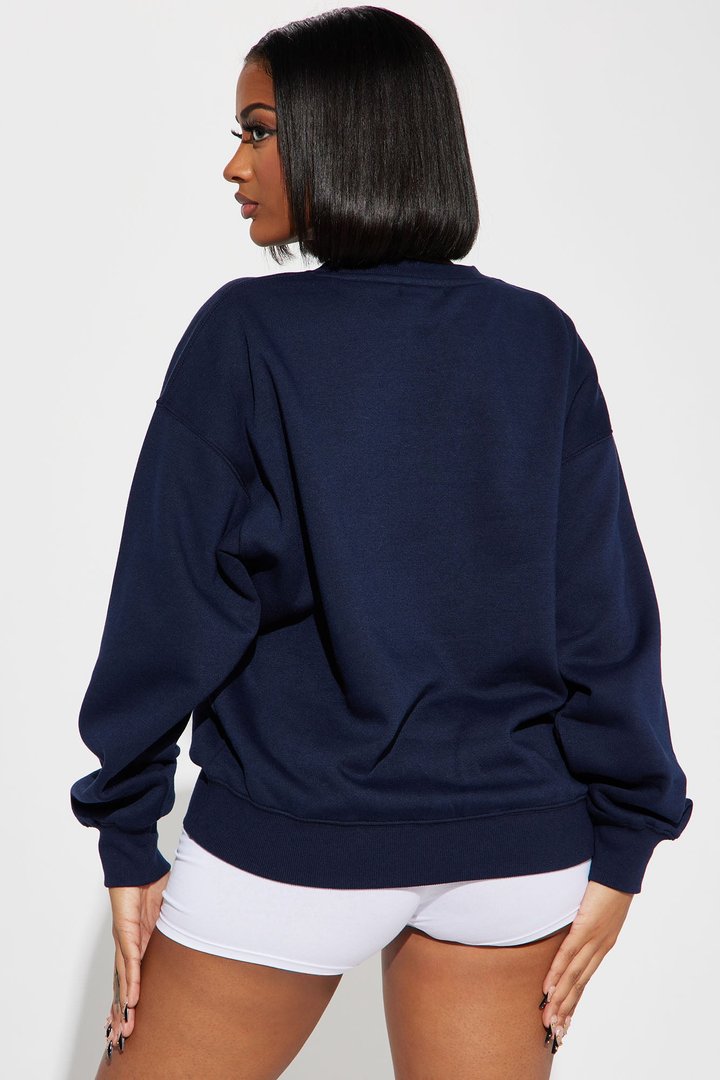 Hamptons Lounge Sweatshirt - Navy
