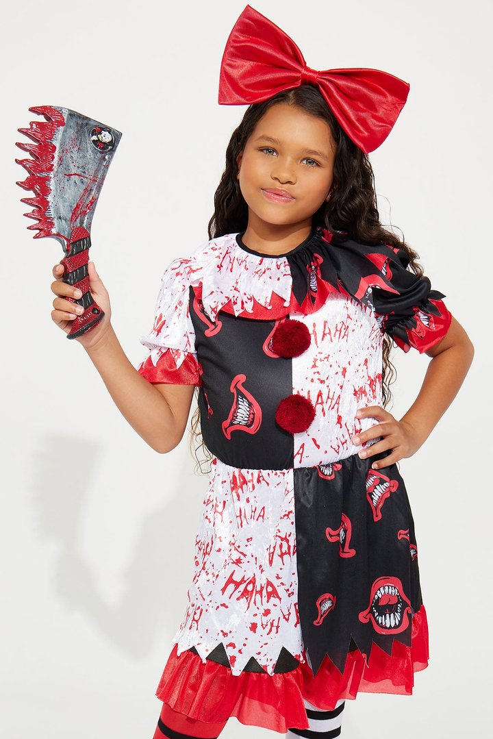 Mini Killer Clown Costume - Black/Red