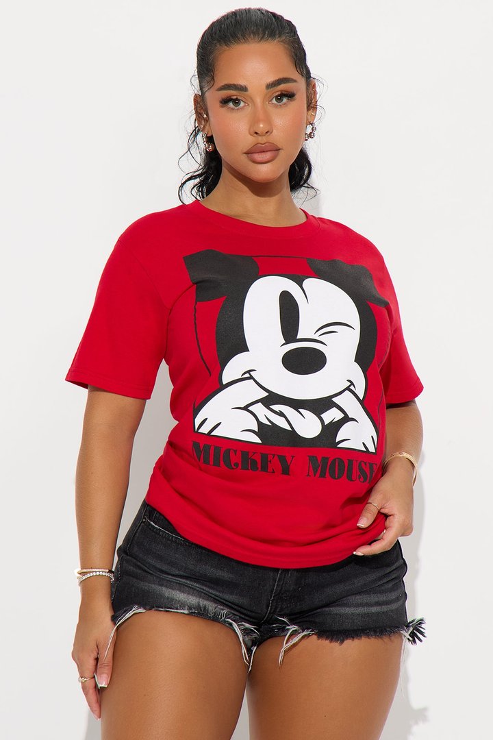 Magic Kingdom Mickey Mouse Tee - Red
