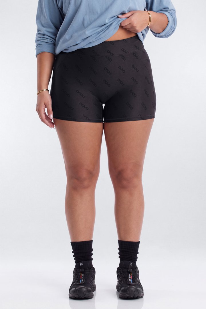 AirSculpt™ 3″ All Over Print Biker Short - Black